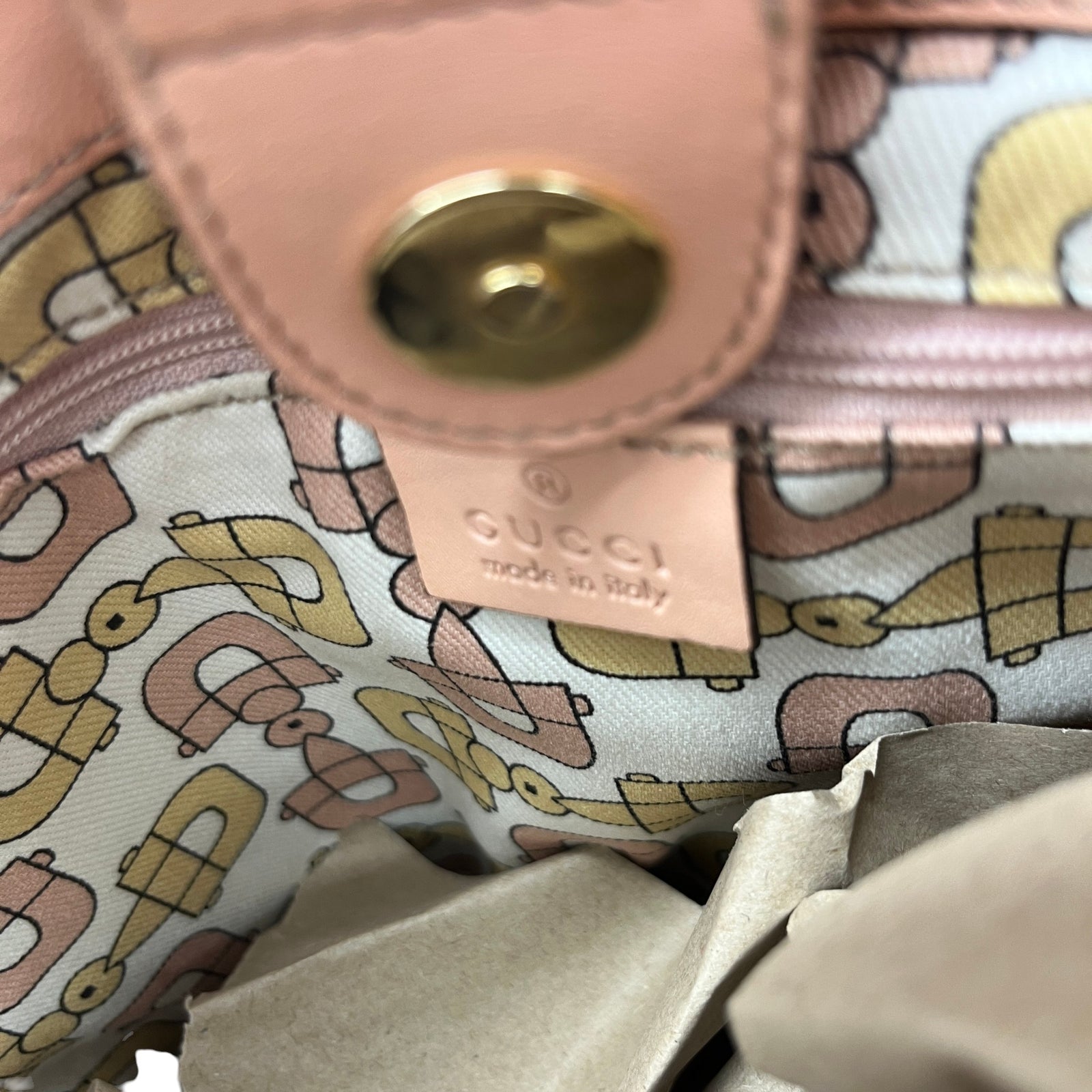 Women's Guccissima Abbey D-Ring Handbag Pink - Photo 11