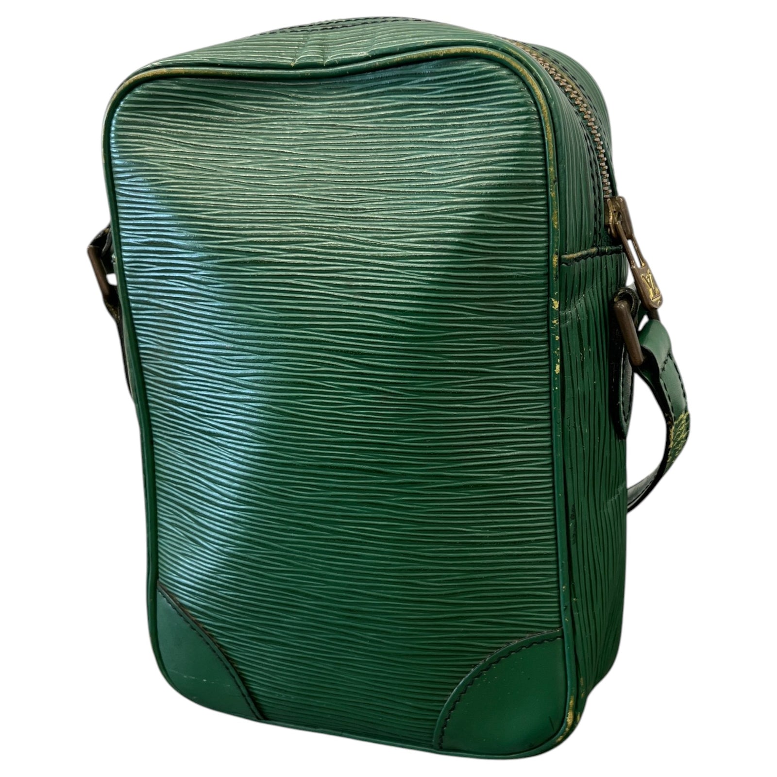 Men's Epi Danube Crossbody Bag Green - Photo 9