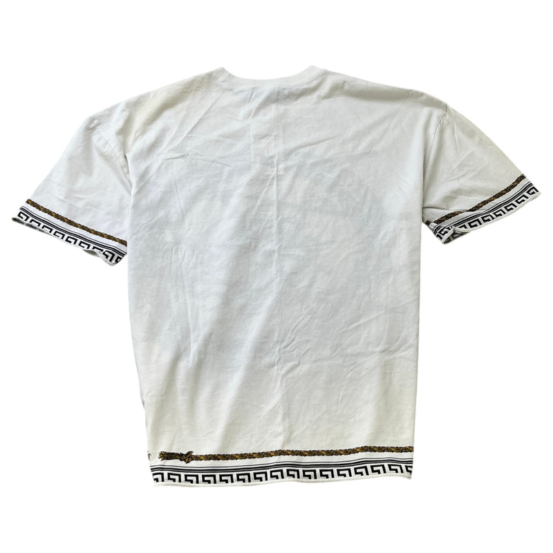 Men's Logo Print T-Shirt White Size S