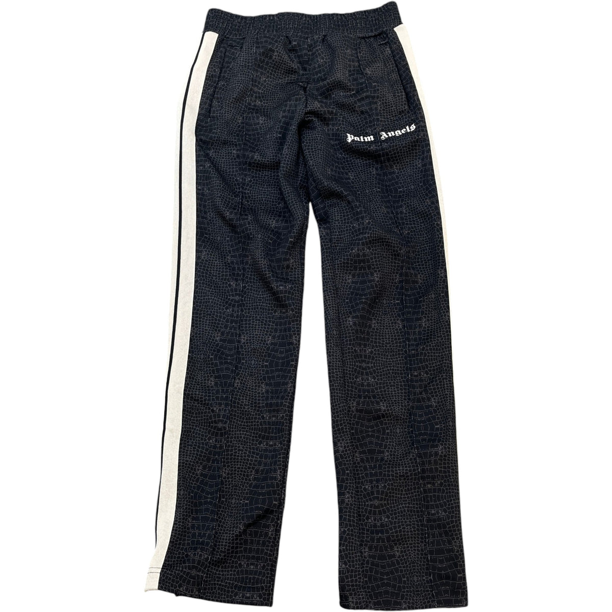 Men's Croc Print Track Joggers Black Size S / W30 - Photo 1