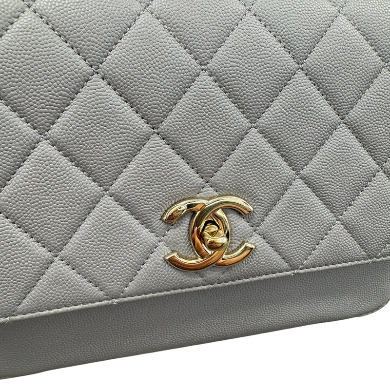 Women's Cc Affinity Flap Bag Grey