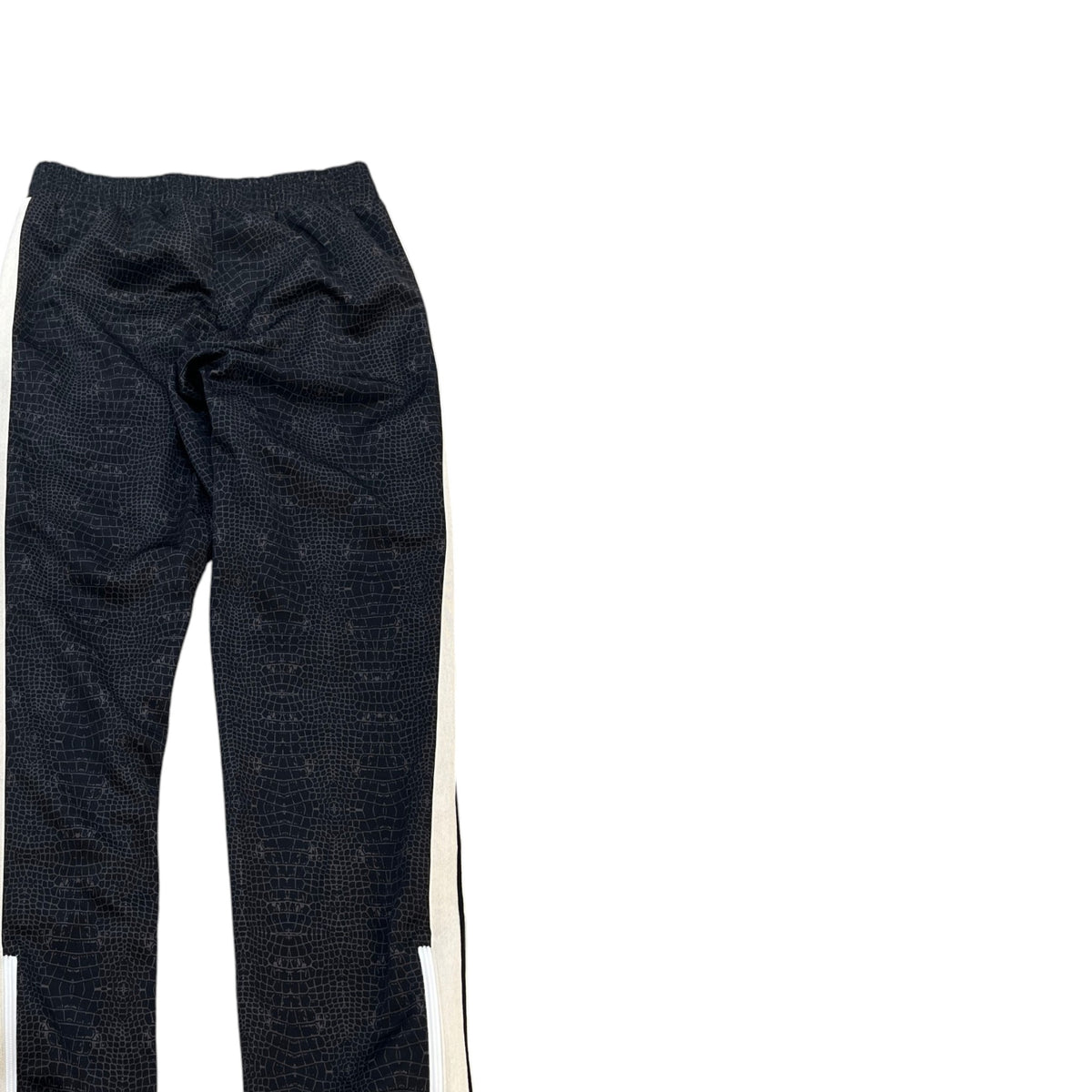 Men's Croc Print Track Joggers Black Size S / W30 - Photo 4
