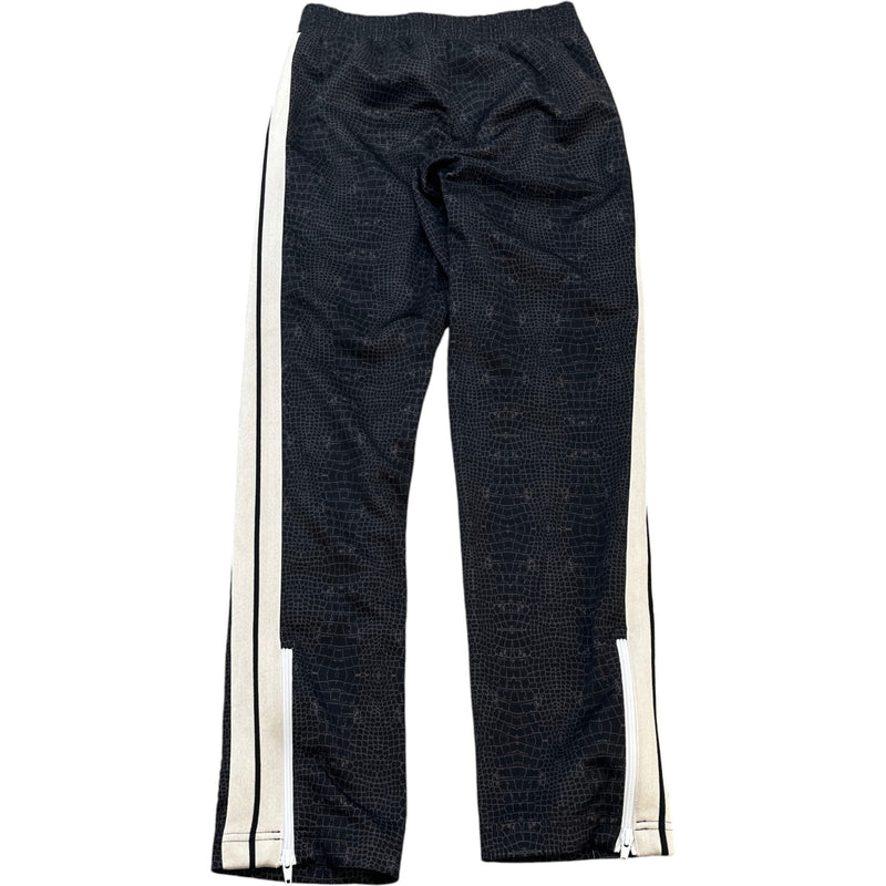 Men's Croc Print Track Joggers Black Size S / W30