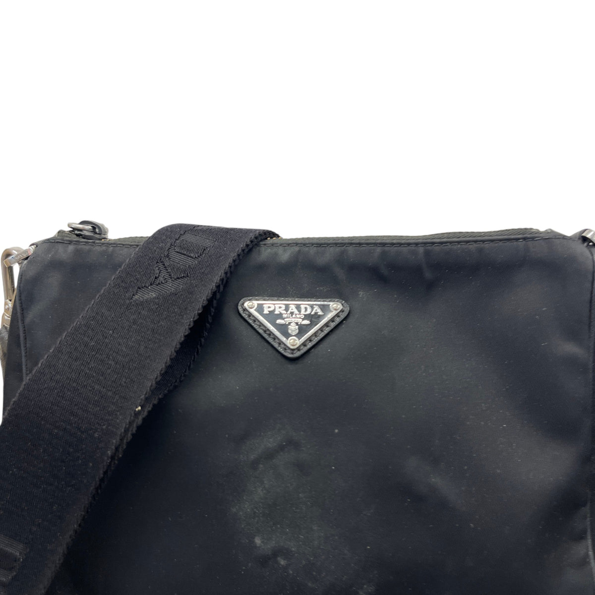 Men's Plague Logo Messenger Bag Black - Photo 10