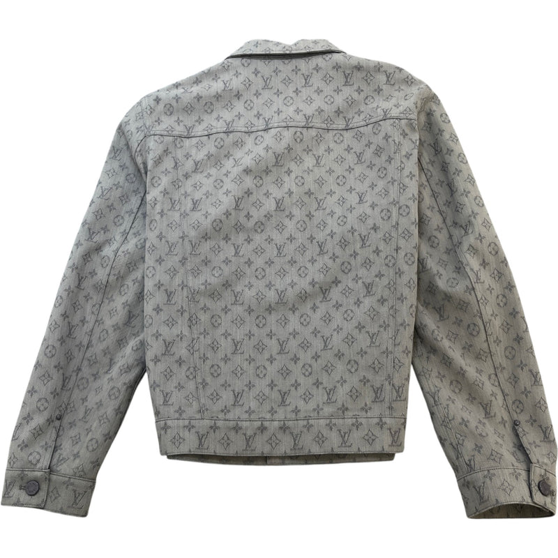 Men's Monogram Jacket Grey Size 3XL