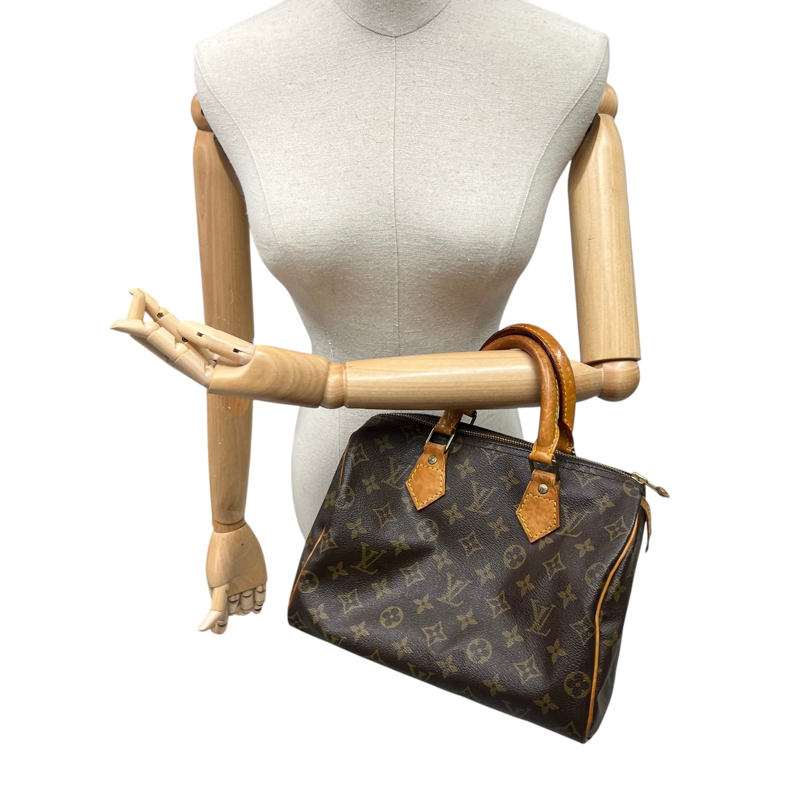 Women's Monogram Speedy 25 Bag Brown - Photo 2
