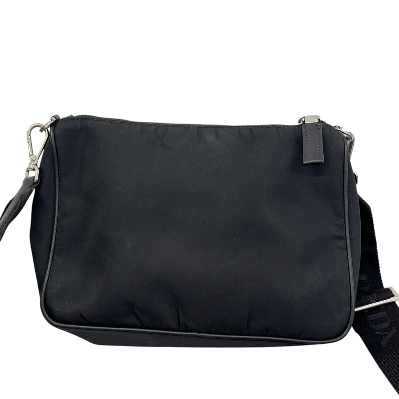 Men's Plague Logo Messenger Bag Black