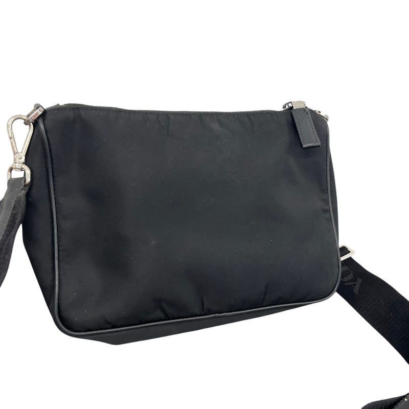Men's Plague Logo Messenger Bag Black
