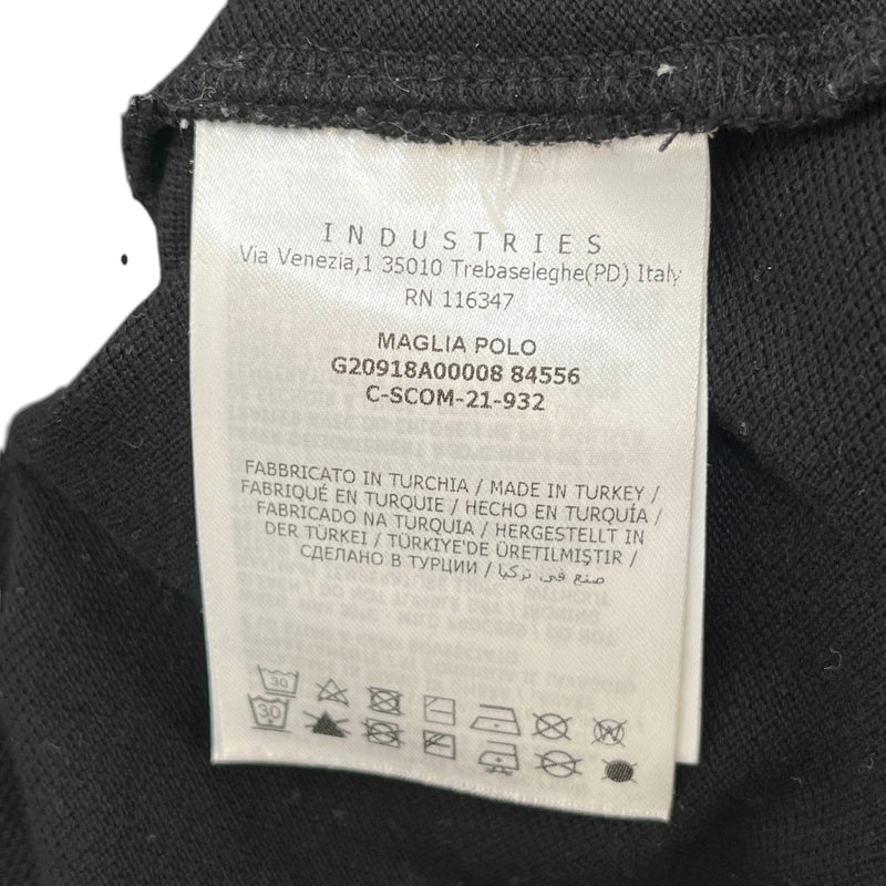 Men's Maglia Polo Shirt Black Size XL