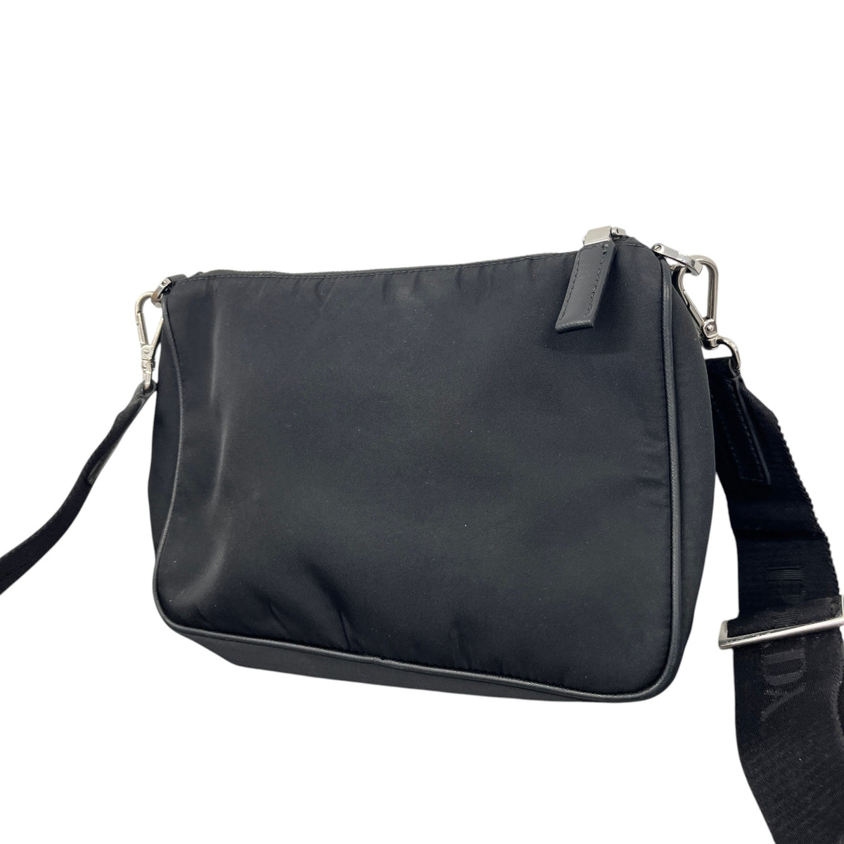 Men's Plague Logo Messenger Bag Black - Photo 9
