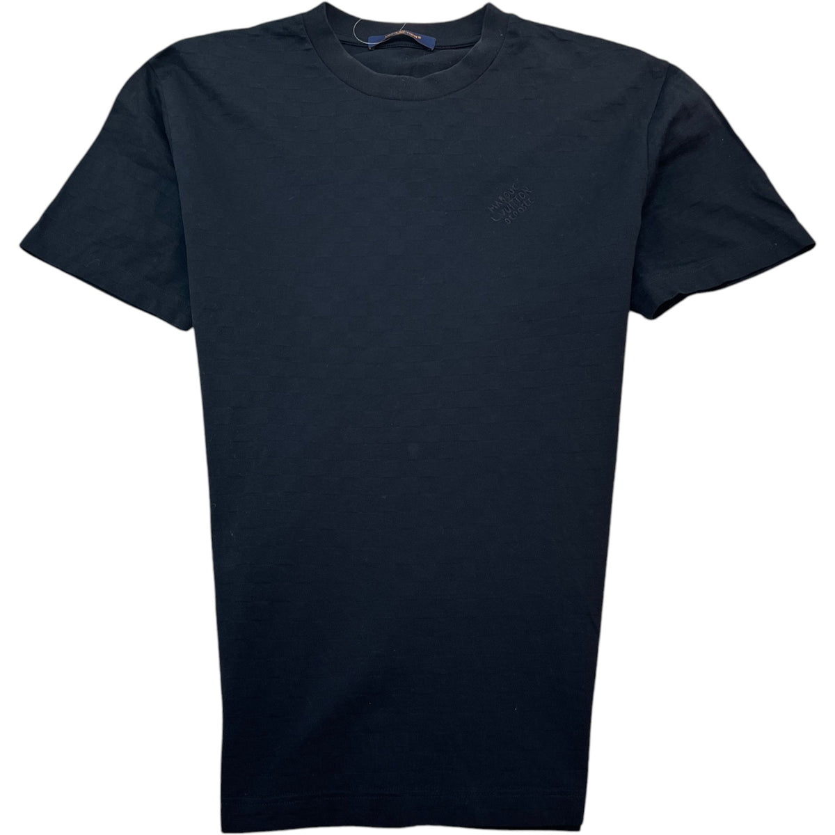 Men's Damier T-Shirt Navy Size L - Photo 1