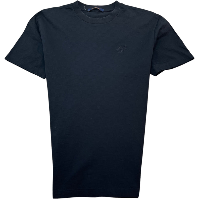 Men's Damier T-Shirt Navy Size L