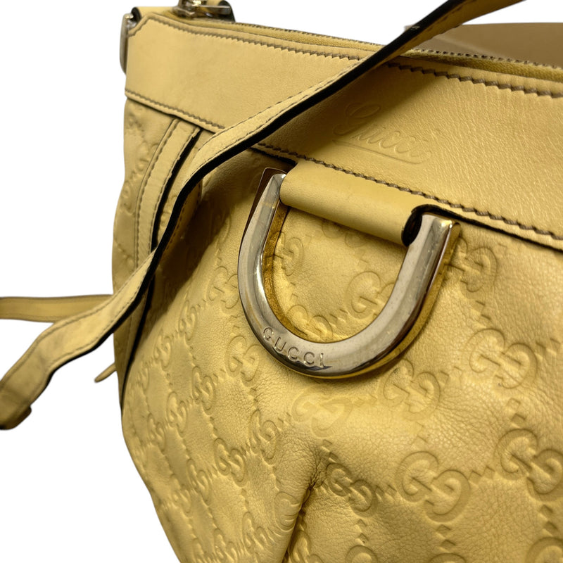 Women's Guccissima Abbey D Ring Crossbody Bag Yellow