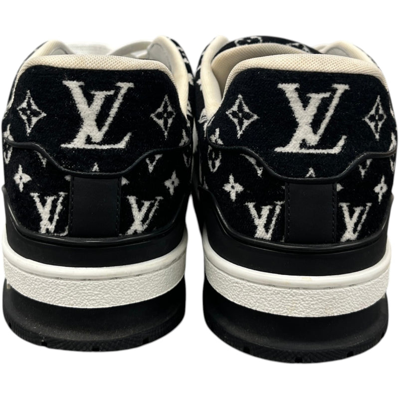 Men's Monogram Lv Low Trainers Black Size EU 42 / UK 8