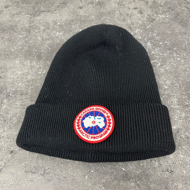 Men's Arctic Toque Beanie Hat Black