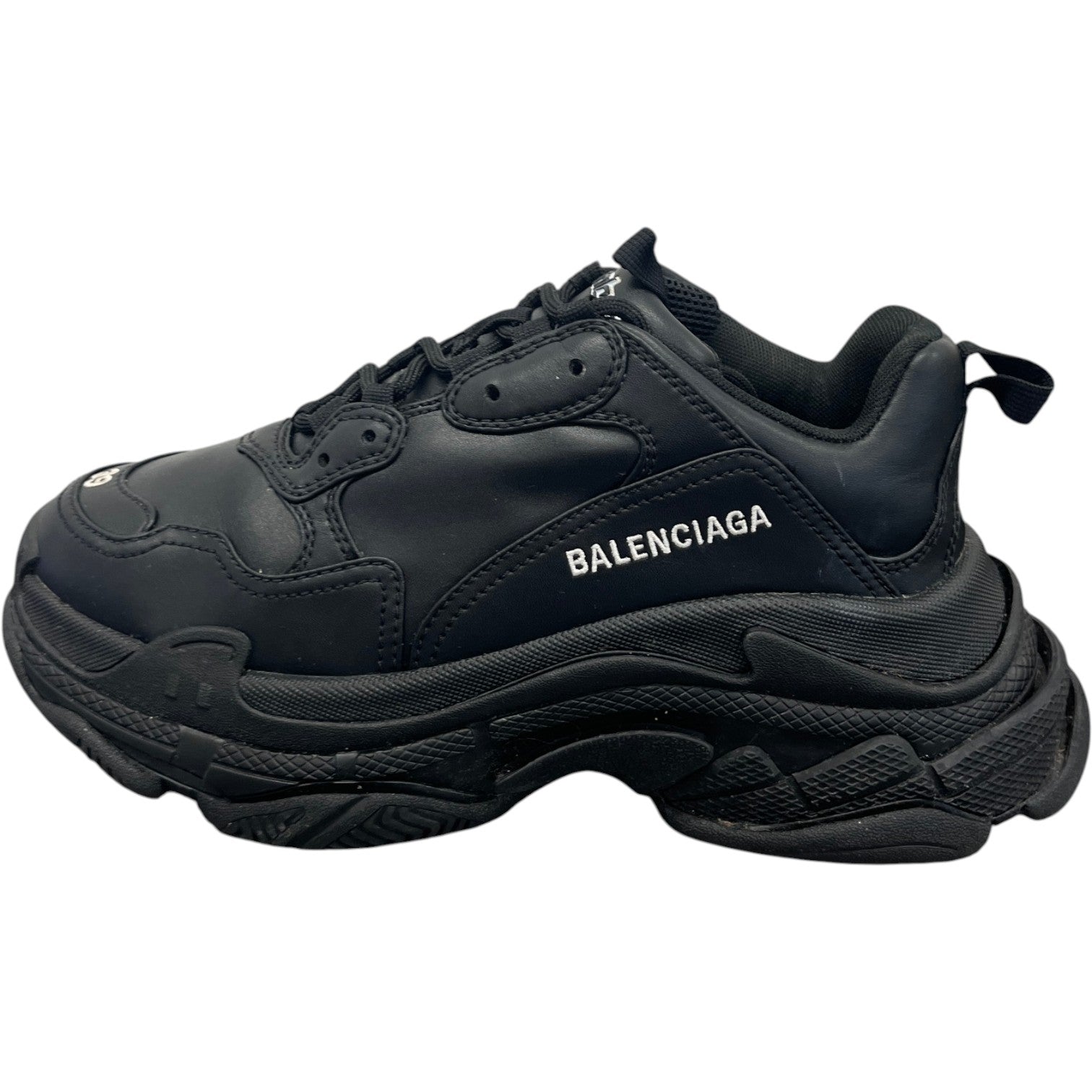 Women's Triple S Low Trainers Black Size UK 6 / EU 39 - Photo 5