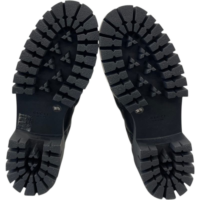 Women's Gg Matelassé Platform Loafers Black Size EU 38.5 / UK 5.5