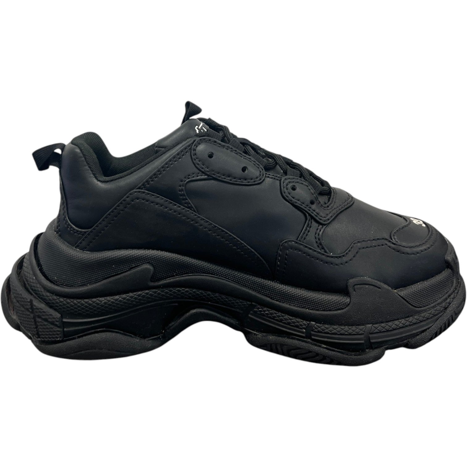 Women's Triple S Low Trainers Black Size UK 6 / EU 39 - Photo 4