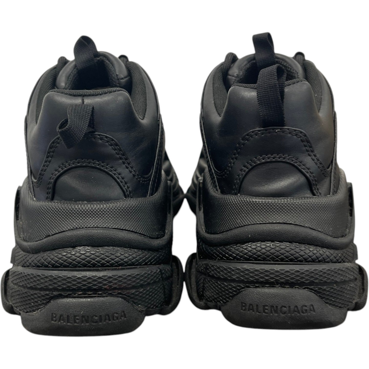 Women's Triple S Low Trainers Black Size UK 6 / EU 39 - Photo 6
