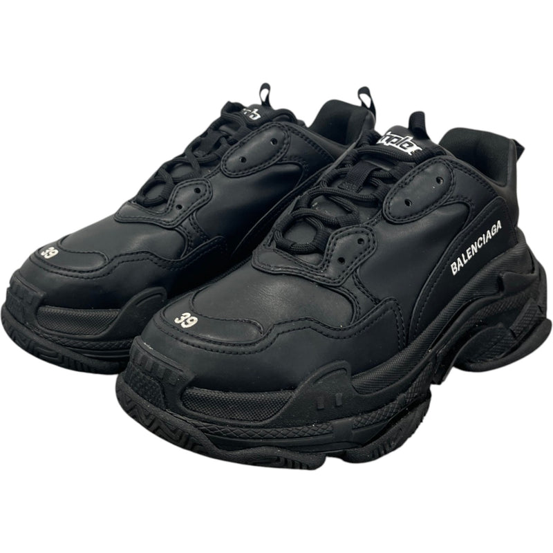 Women's Triple S Low Trainers Black Size UK 6 / EU 39