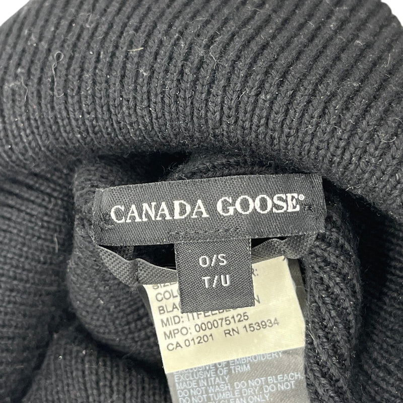 Men's Arctic Toque Beanie Hat Black