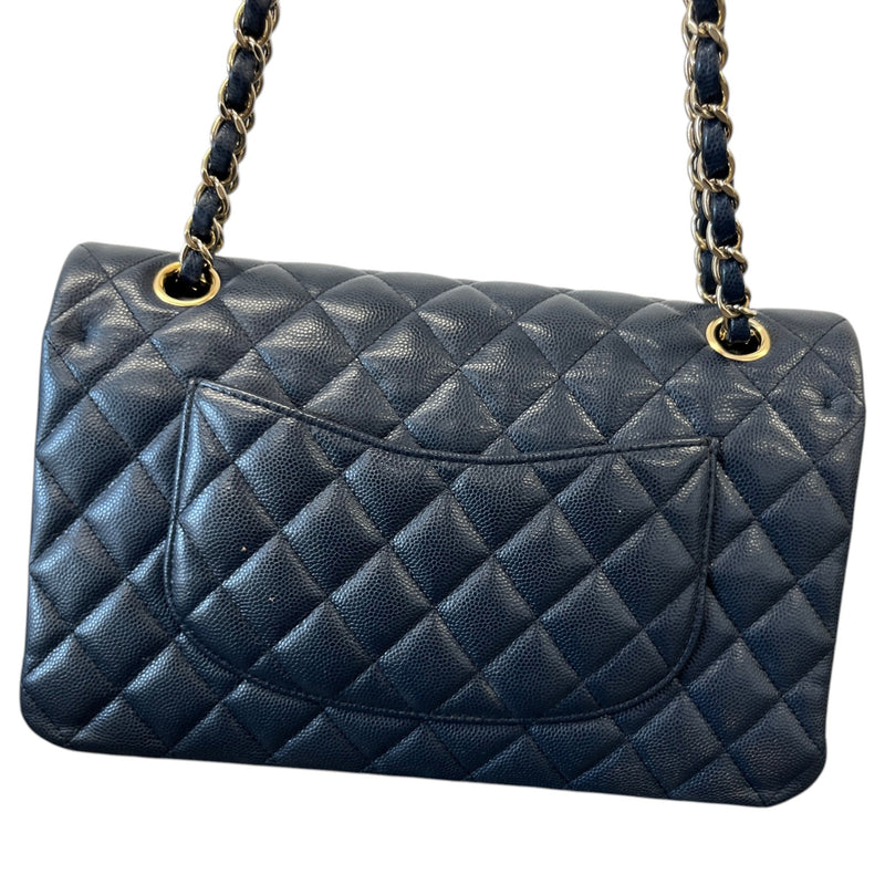 Women's Caviar Classic Double Flap Bag Navy