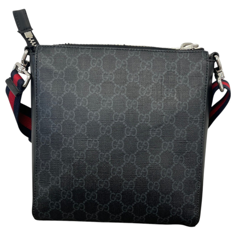 Men's GG Supreme Messenger Bag Black