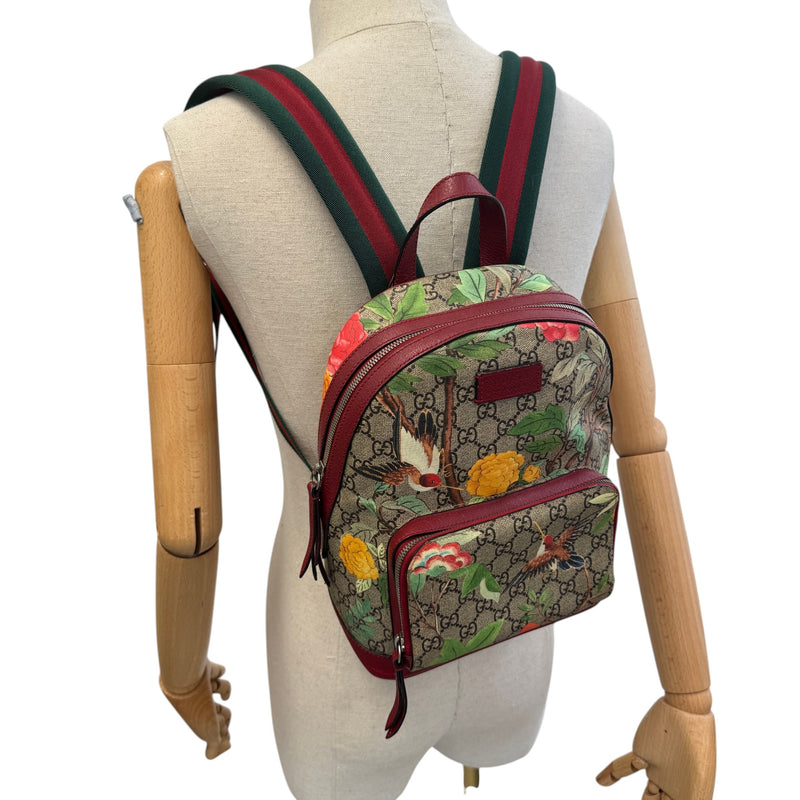 Women's Gg Supreme Tian Backpack Beige
