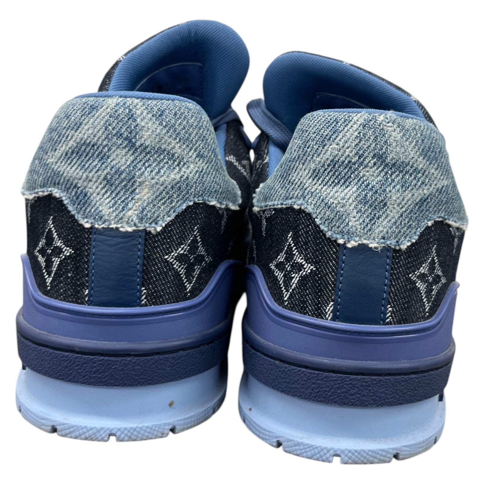 Men's LV Low Trainers Blue Size UK 10 / EU 44 - Photo 7