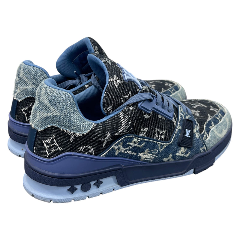 Men's LV Low Trainers Blue Size UK 10 / EU 44