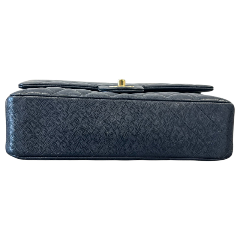 Women's Caviar Classic Double Flap Bag Navy