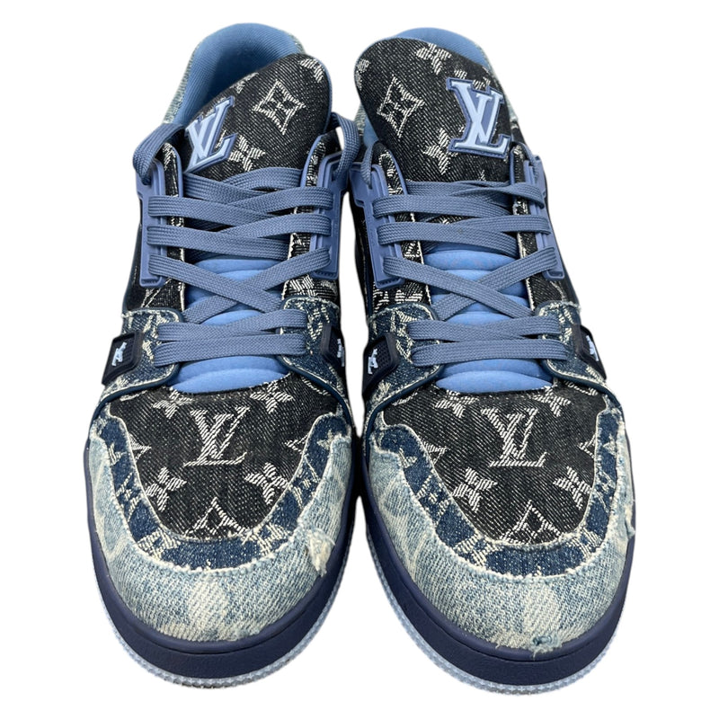 Men's LV Low Trainers Blue Size UK 10 / EU 44