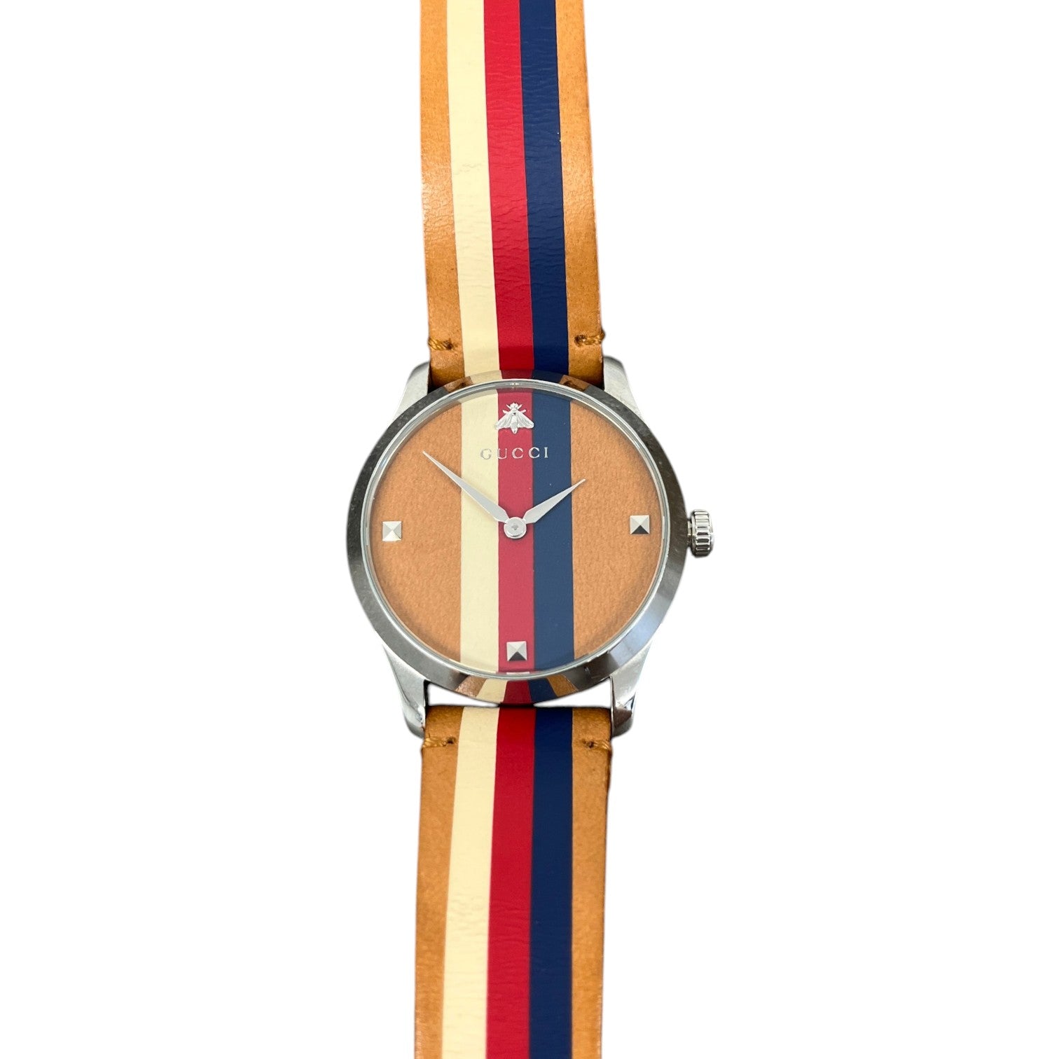 Men's G-Timeless Ya1264078 38Mm Watch Brown - Photo 3