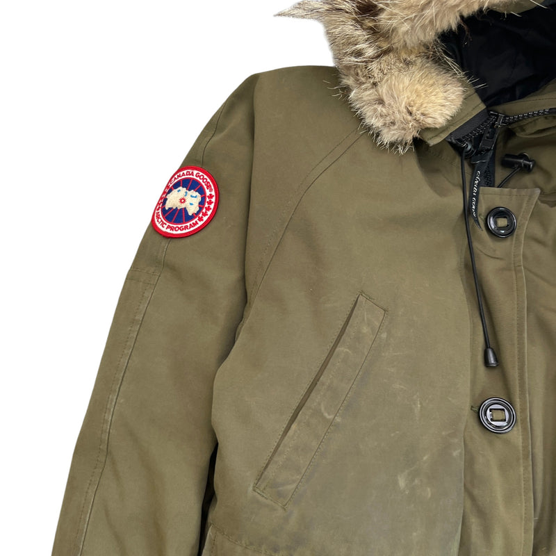 Men's Chilliwack Bomber Down Jacket Khaki Size L