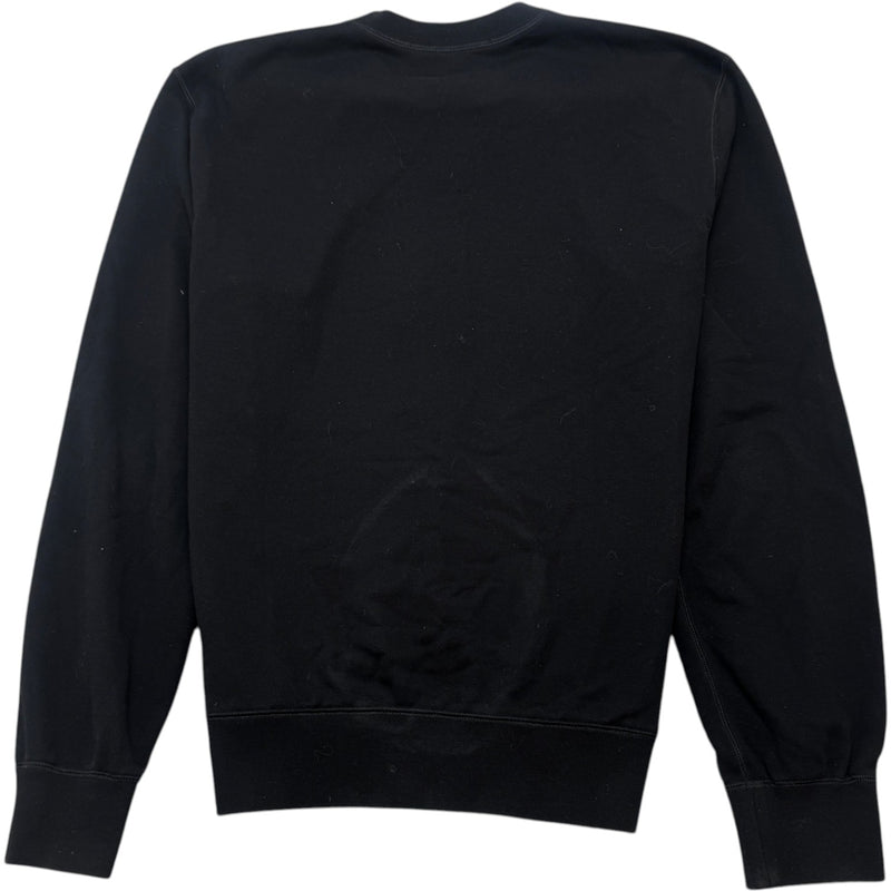 Men's Logo Print Sweatshirt Black Size IT 50 / UK L