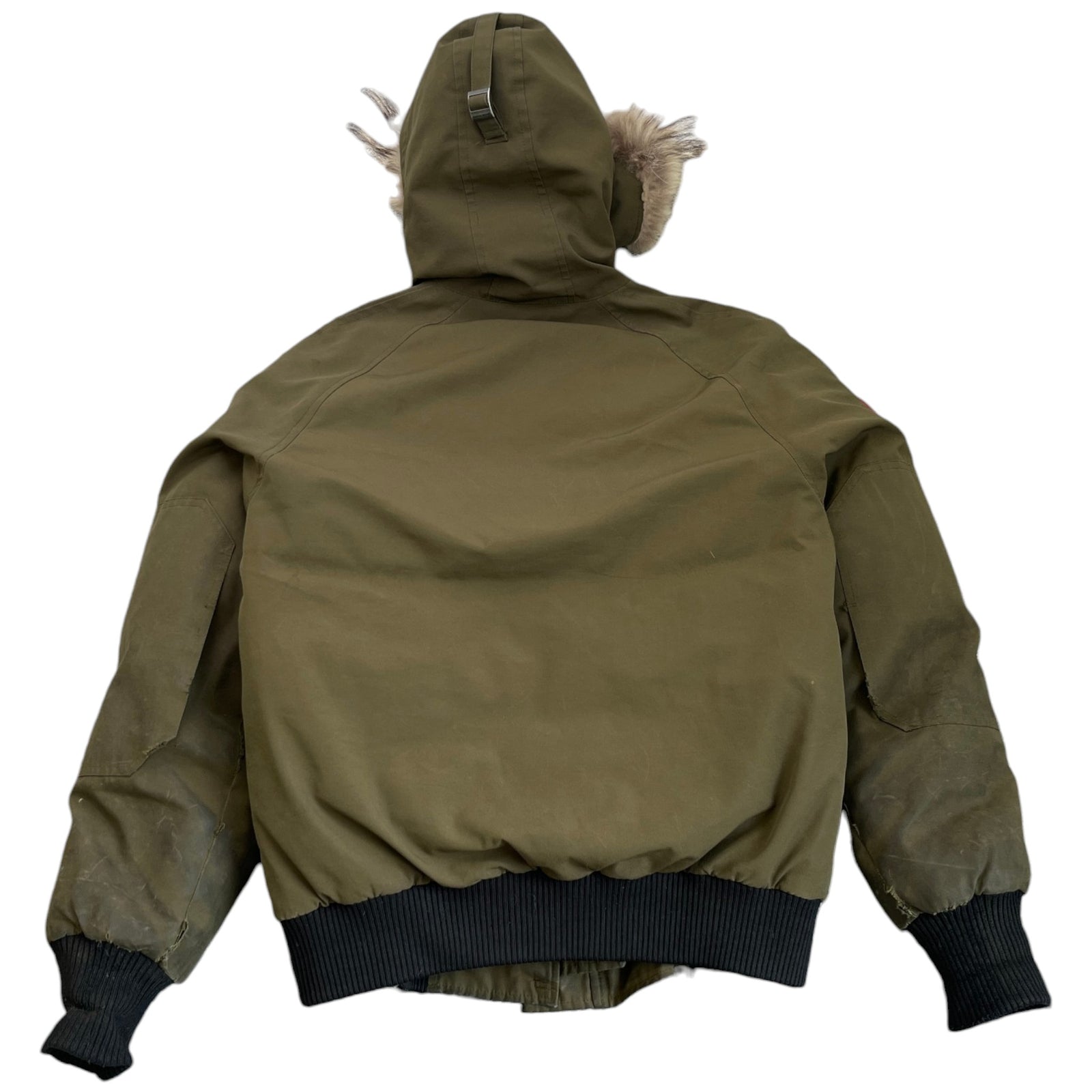 Men's Chilliwack Bomber Down Jacket Khaki Size L - Photo 2