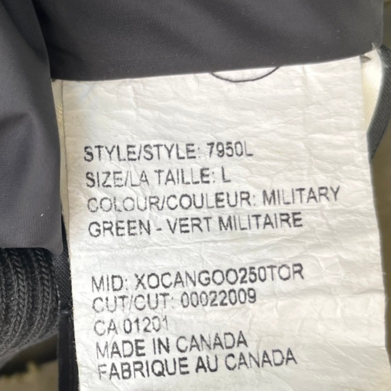 Men's Chilliwack Bomber Down Jacket Khaki Size L - Photo 7
