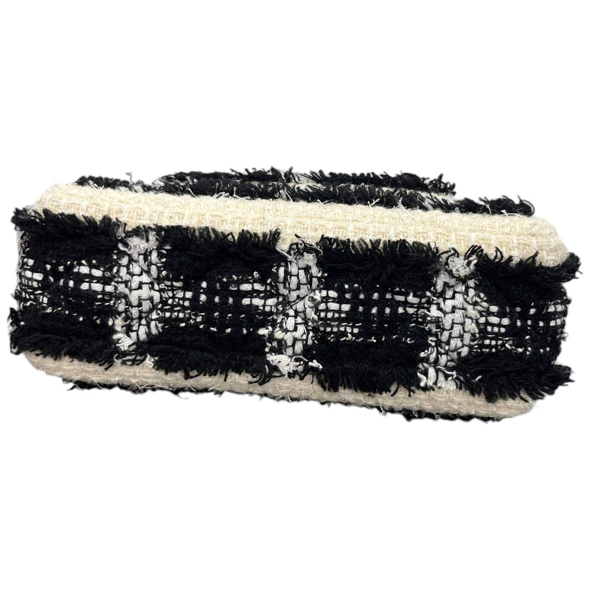 Women's Tweed Mini Flap Crossbody Bag Black - Photo 10