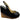 Women's Slingback Wedge Heels Black Size EU 35 / UK 2