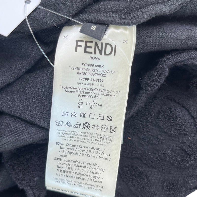 Men's Ff Monogram T-Shirt Black Size S