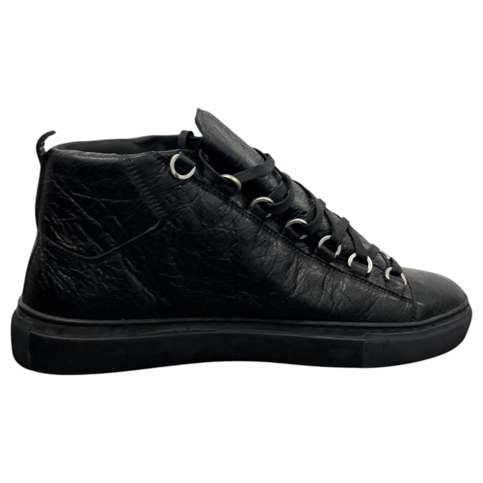 Balenciaga Men's Arena High Trainers Black Size 6 - Photo 4