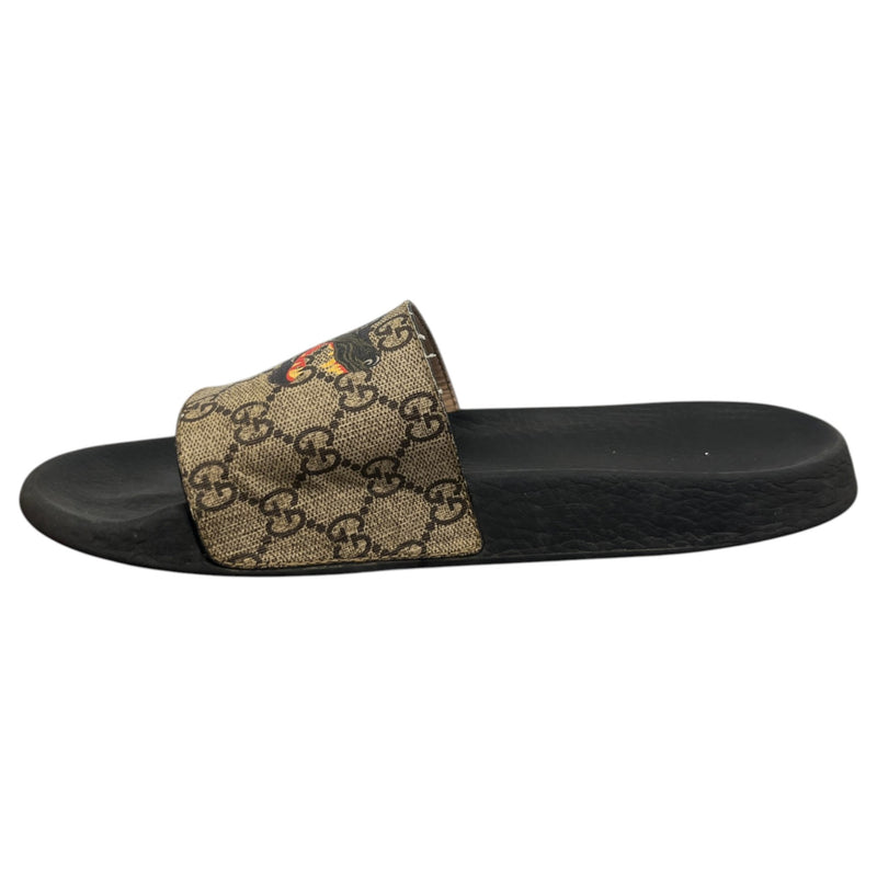 Men's GG Supreme Slides Beige Size UK 8 / EU 42
