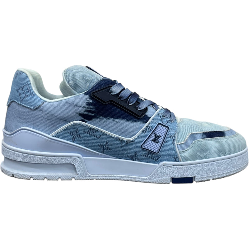 Men's LV Low Trainers Blue Size UK 8.5 / EU 42.5