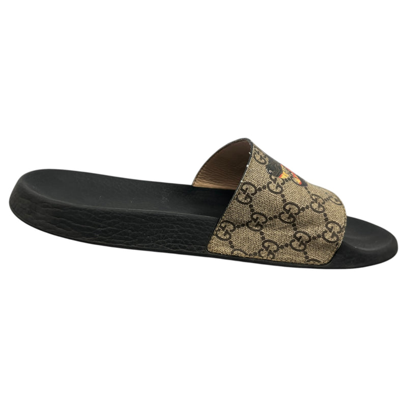 Men's GG Supreme Slides Beige Size UK 8 / EU 42