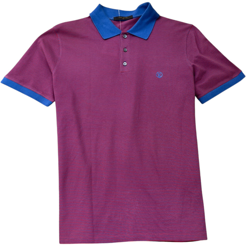 Men's Fil A Fil Striped Polo Shirt Multi-Coloured Size XL
