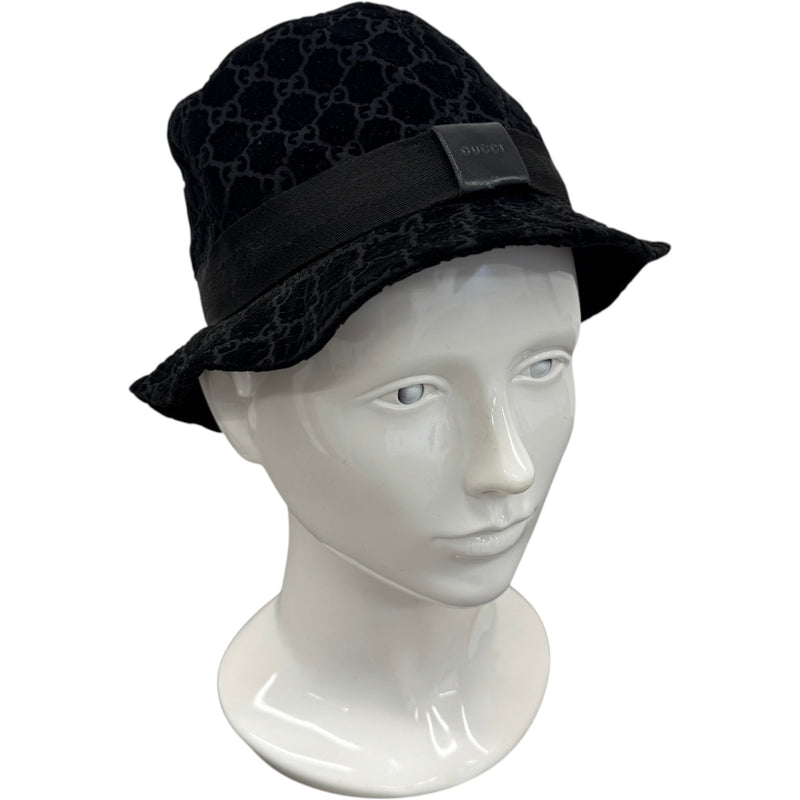 Men's GG Supreme Bucket Hat Black Size S