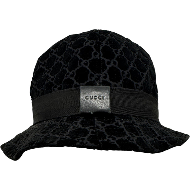 Men's GG Supreme Bucket Hat Black Size S
