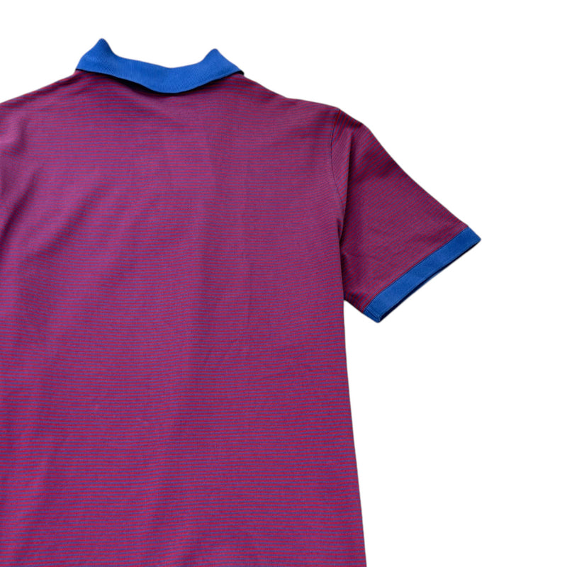 Men's Fil A Fil Striped Polo Shirt Multi-Coloured Size XL