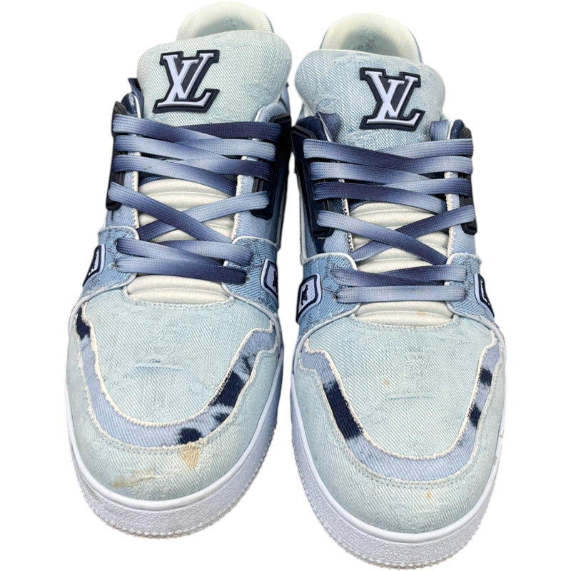 Men's LV Low Trainers Blue Size UK 8.5 / EU 42.5