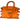 Women's G17 Croc Embossed Handbag Orange